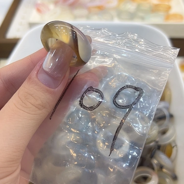 合金戒指玛瑙/玉髓109港15