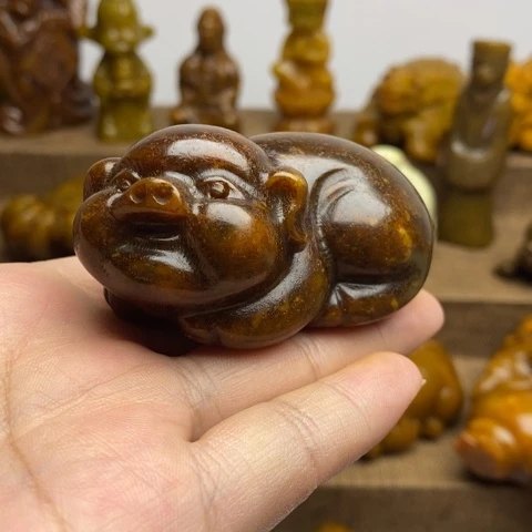 蛇纹石玉未镶嵌颈饰31