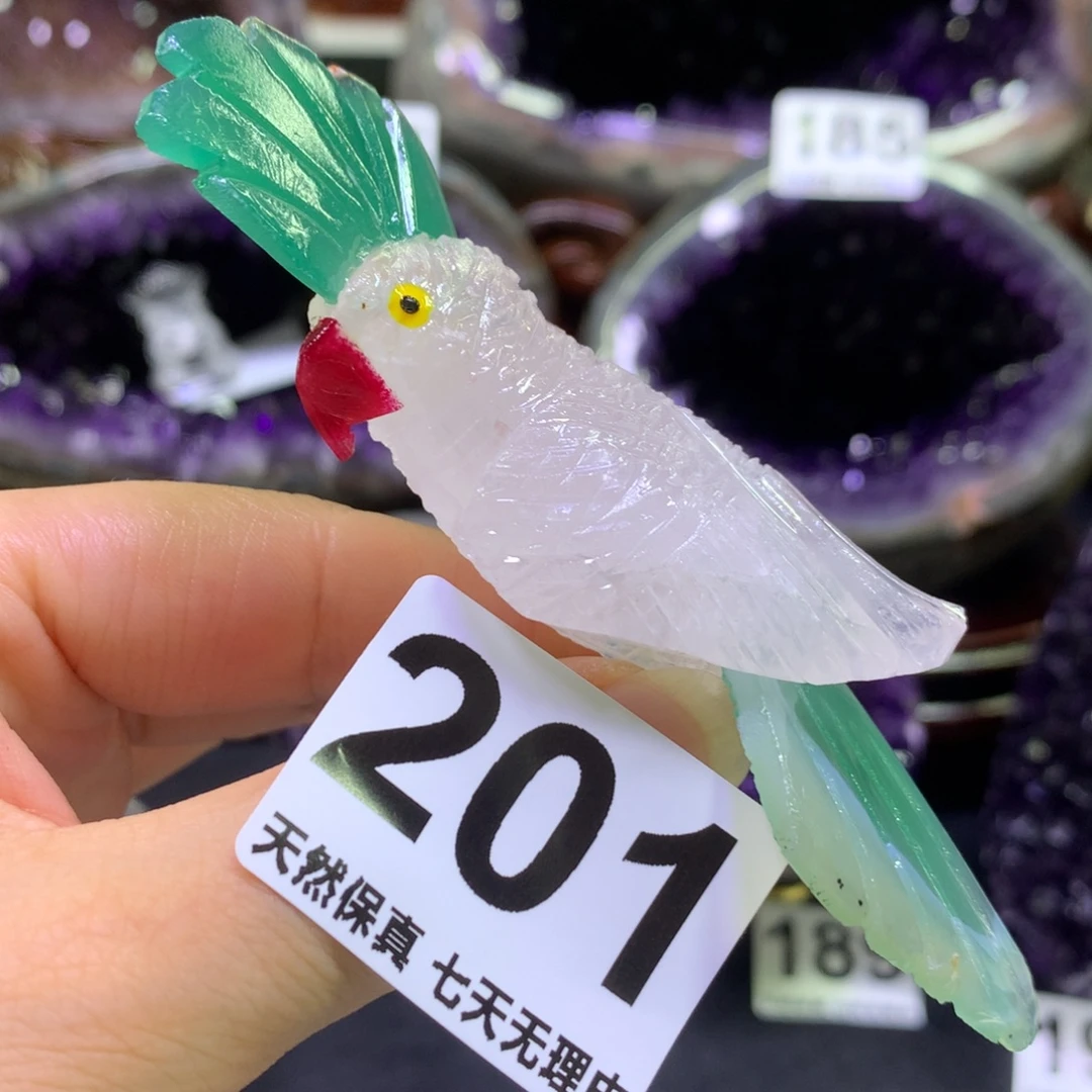 摆件紫晶未镶嵌水晶