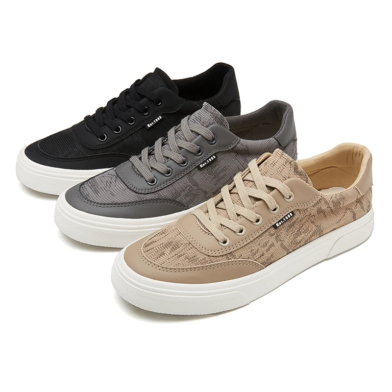 25629 夏季新款轻薄透气帆布鞋网面鞋男士低帮系带软底休闲鞋男鞋