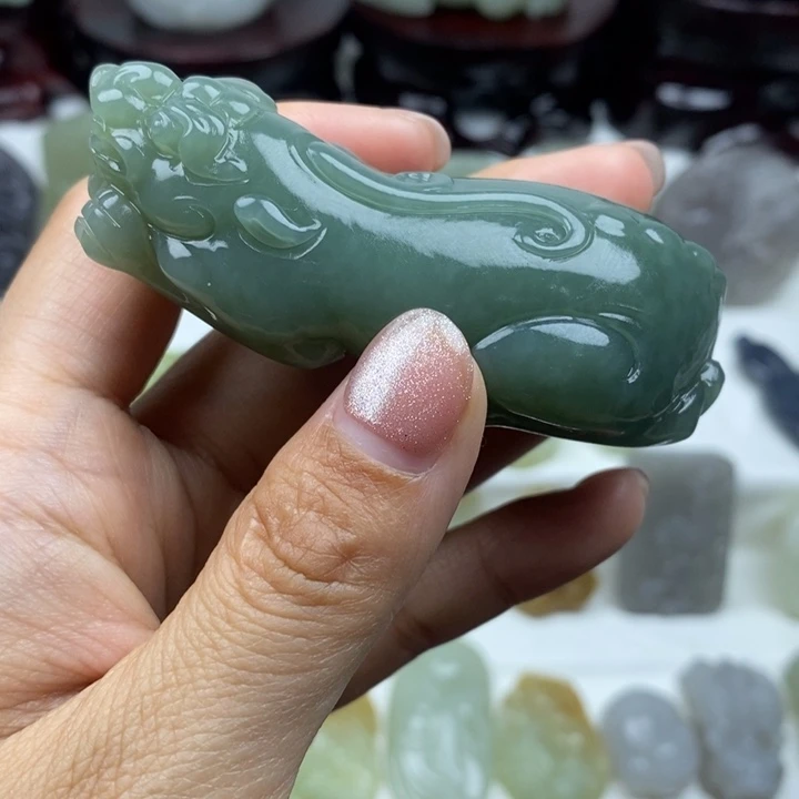 和田玉（碧玉）未镶嵌颈饰83