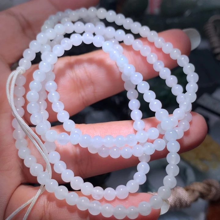 翡翠颈饰未镶嵌保真天然A货翡翠