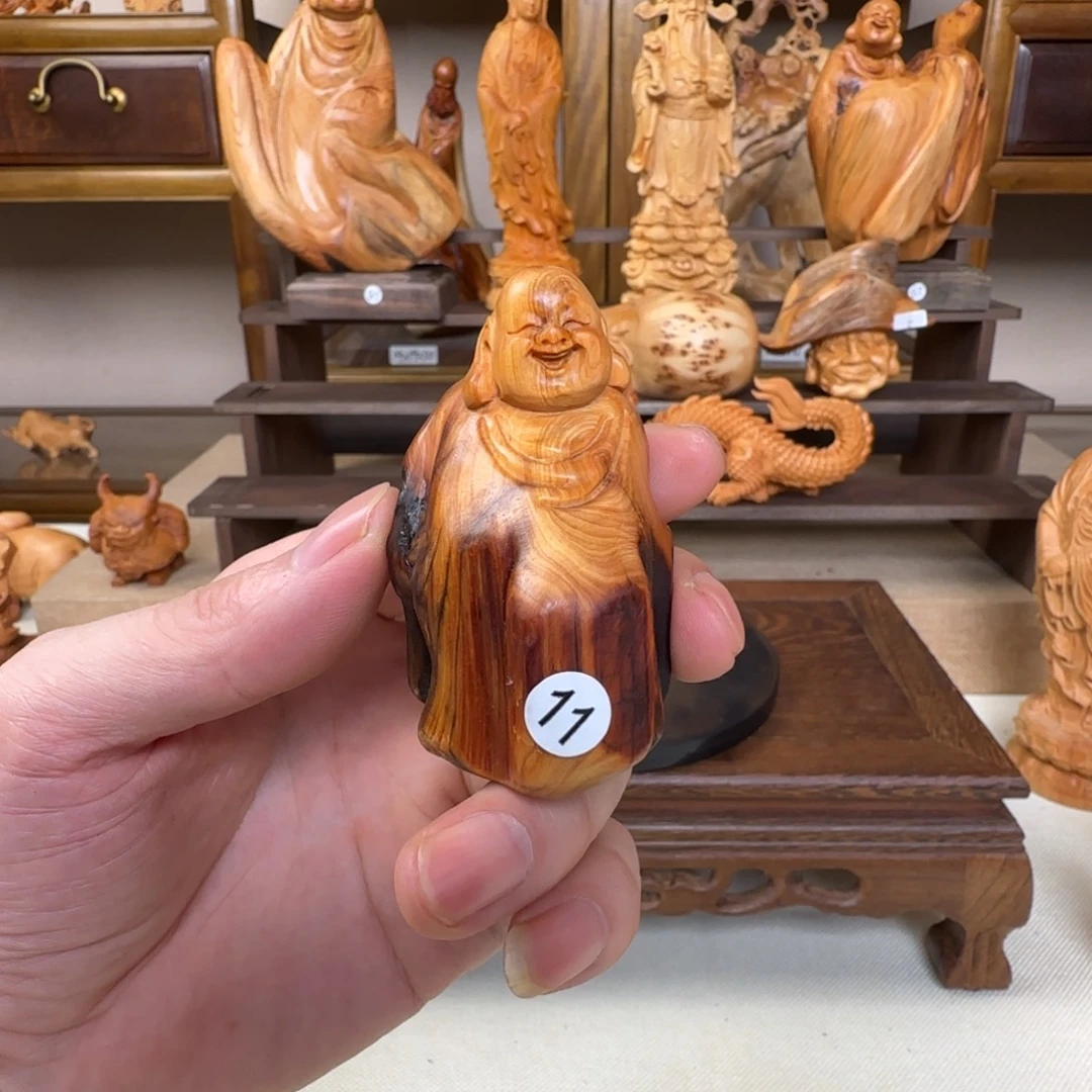 崖柏小木匠艺雕一物一拍