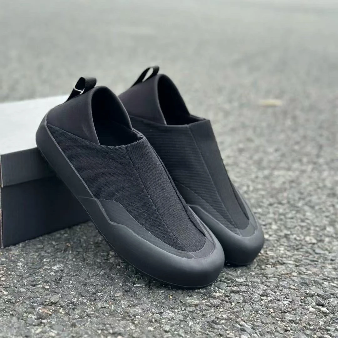 一脚蹬低帮扁头透气夏季时尚休闲鞋网面户外欧若假日风