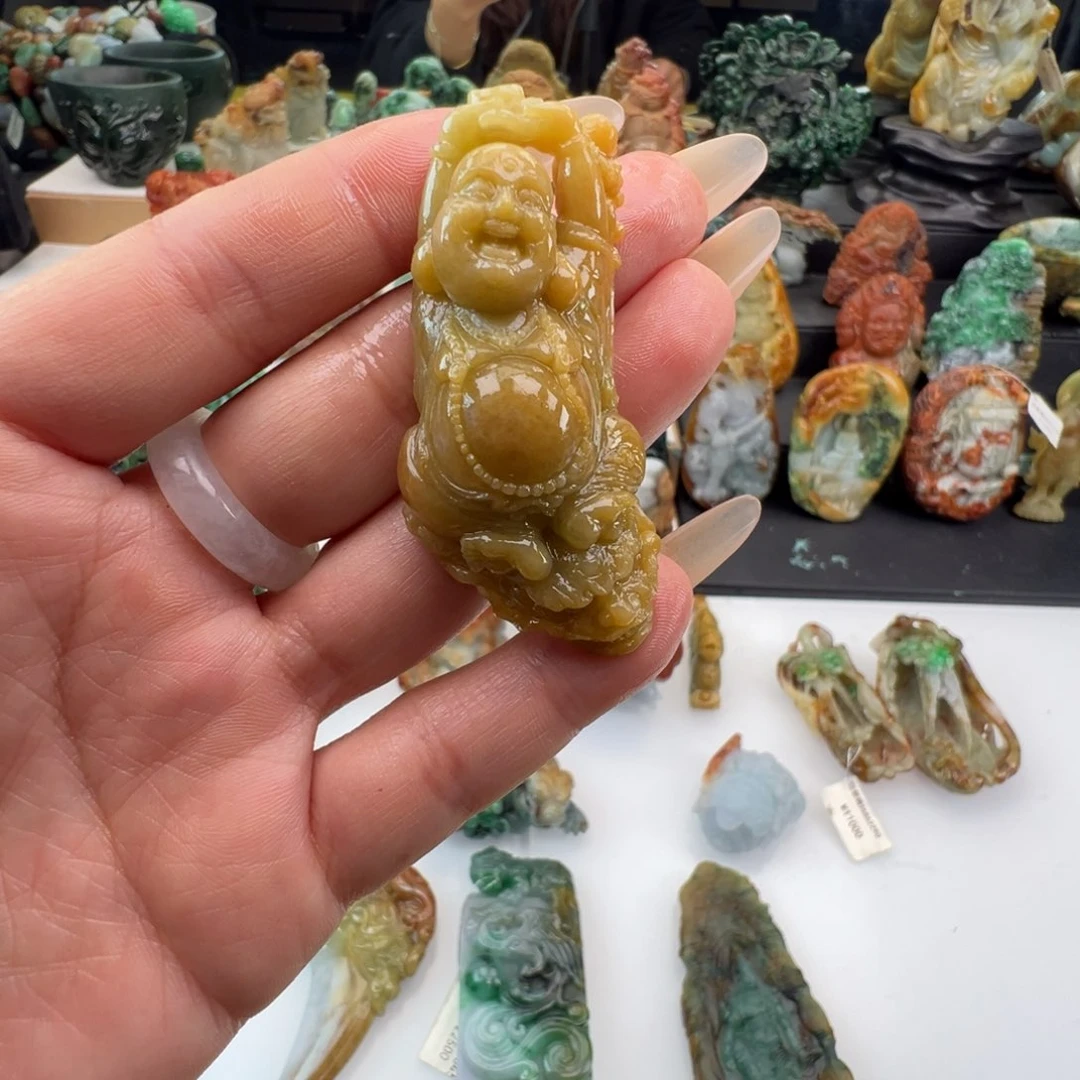 未镶嵌挂件翡翠天然缅甸