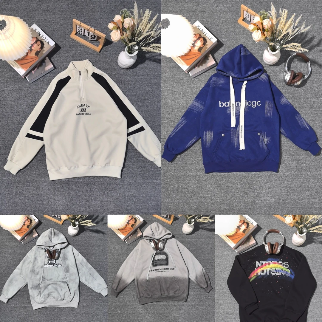 芳【D501-530】2025冬款青少年潮牌组合，3件组合，卫衣卫裤