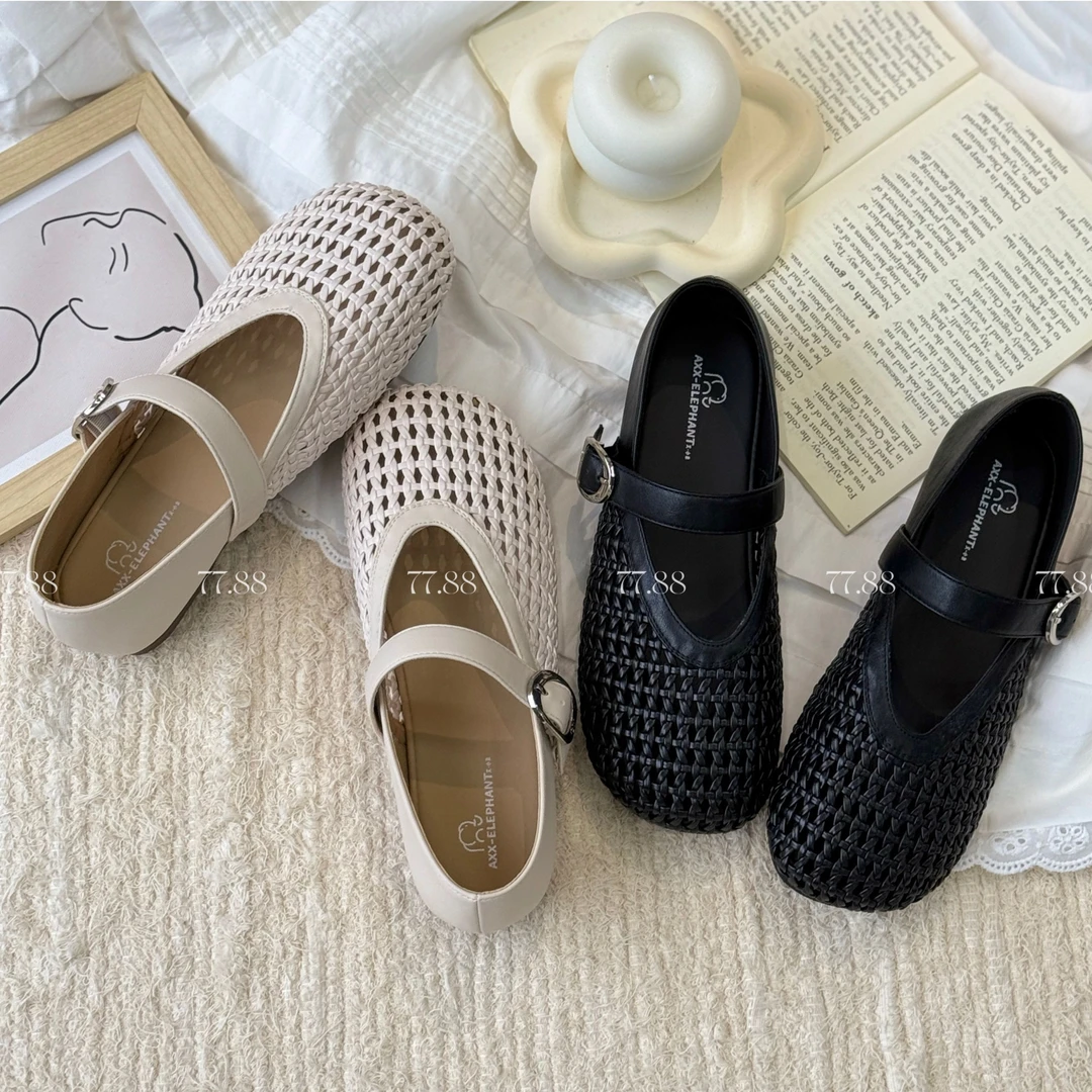 编制玛丽苏单鞋2590