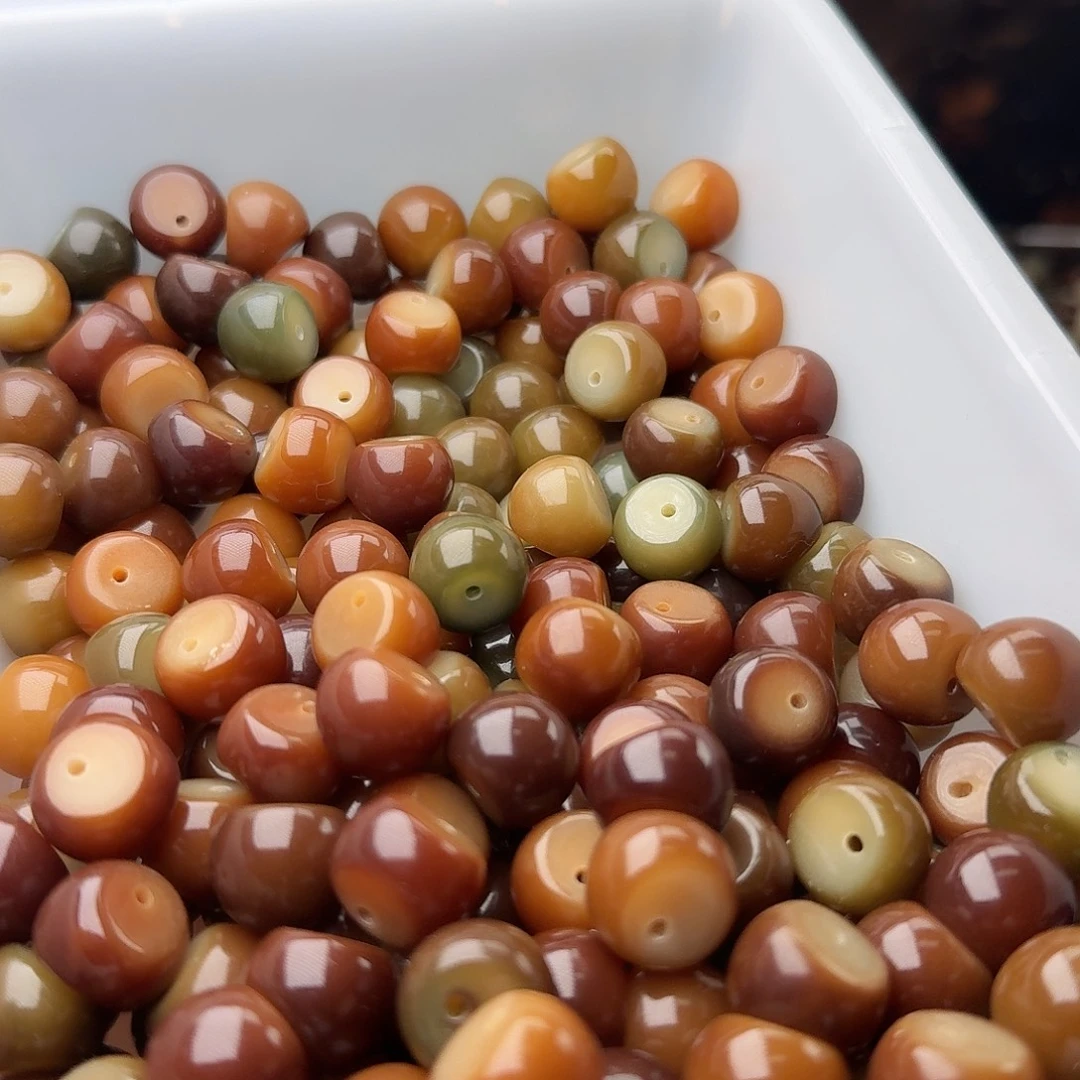 菩提根/象牙果吊坠50颗菲料追光蒜瓣14.5  厚切