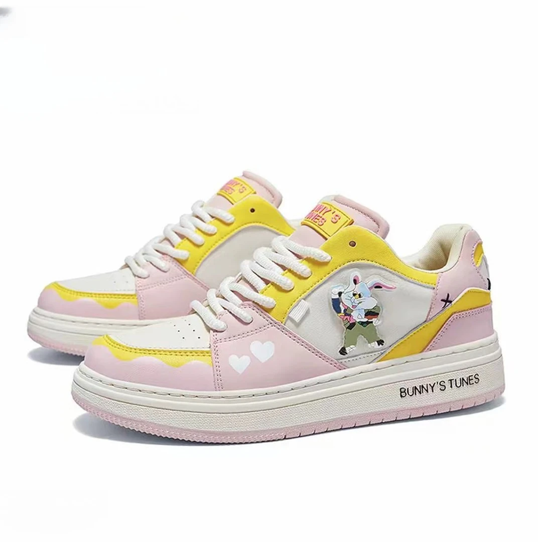 高品质新款男女同款板鞋休闲平板鞋3A02【小猪1】