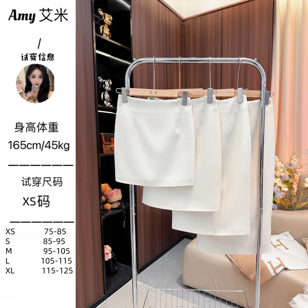 萌萌定制●【梦幻联动】西装半裙夏季2025显瘦包臀裙JJX5BSQ3651