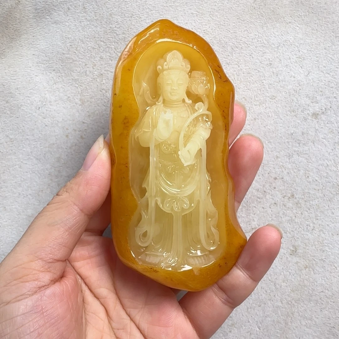 蜜蜡未镶嵌珠宝奇石