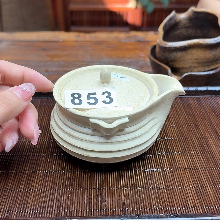 纯手工制作粗陶茶具