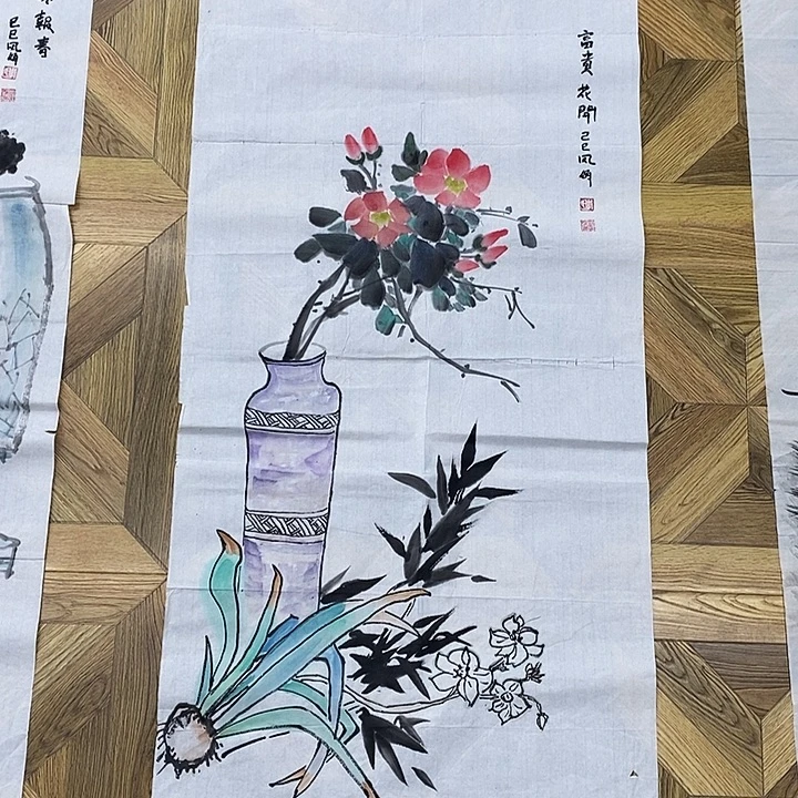 三尺,富贵花开作品