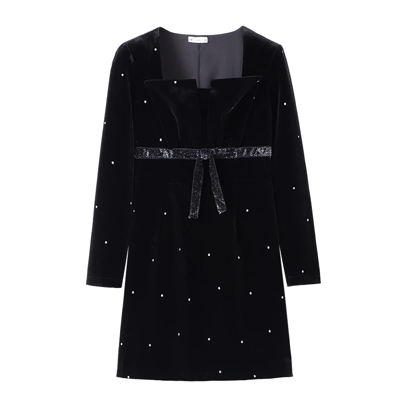 （现现款）PANG DADA【DM335】赫本风遮肚气质显瘦连衣裙