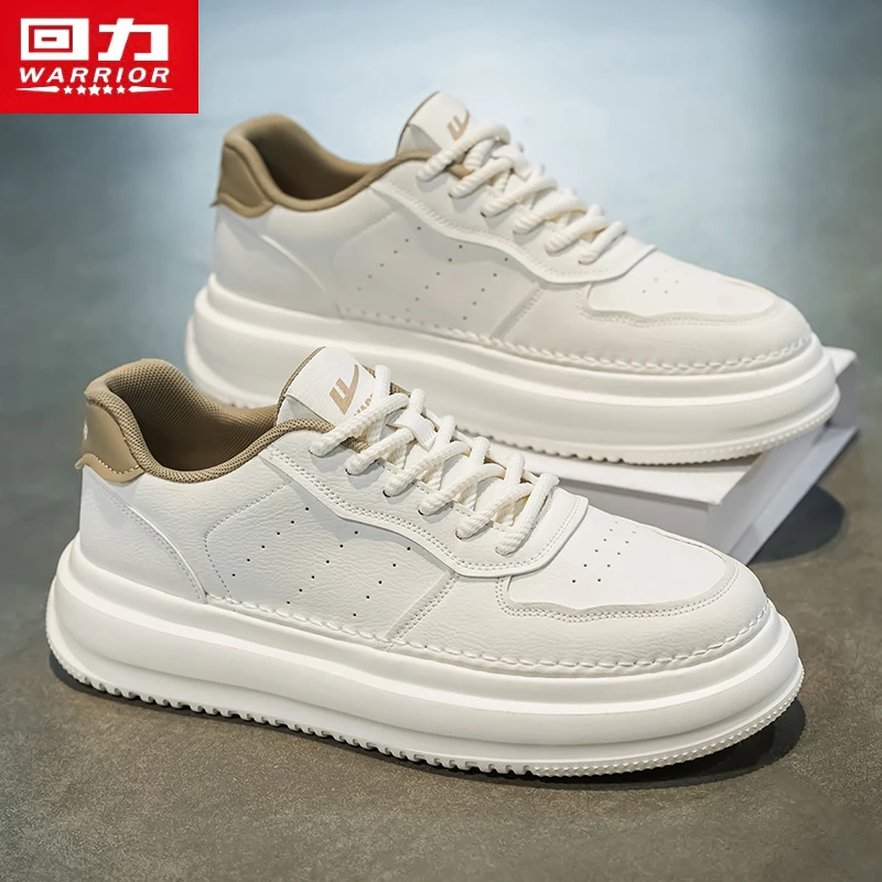 回力男鞋板鞋男款2025冬季新款小白鞋男运动休闲鞋子男厚底潮鞋男