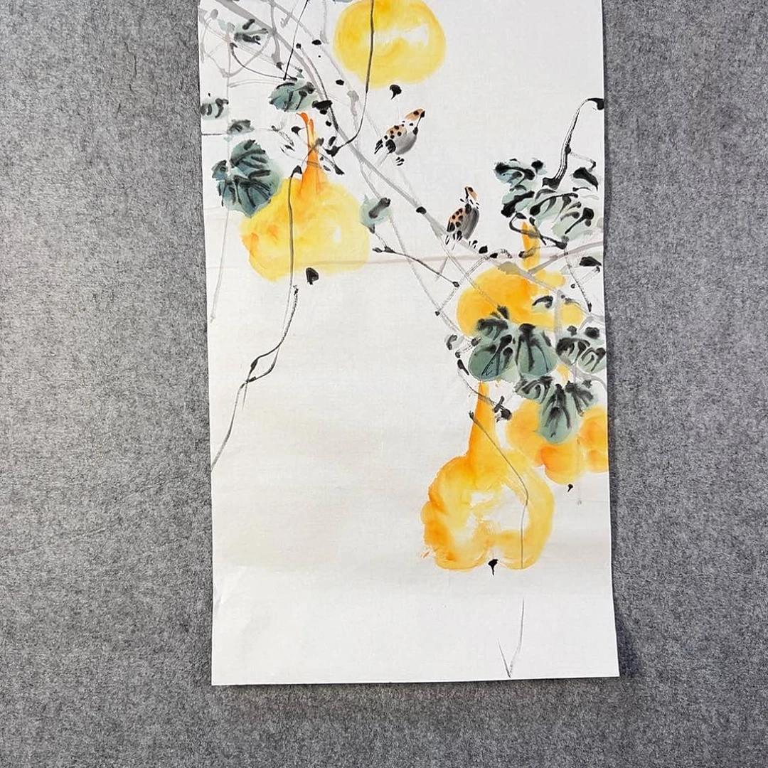 国画233 花鸟在此处飞翔也不太