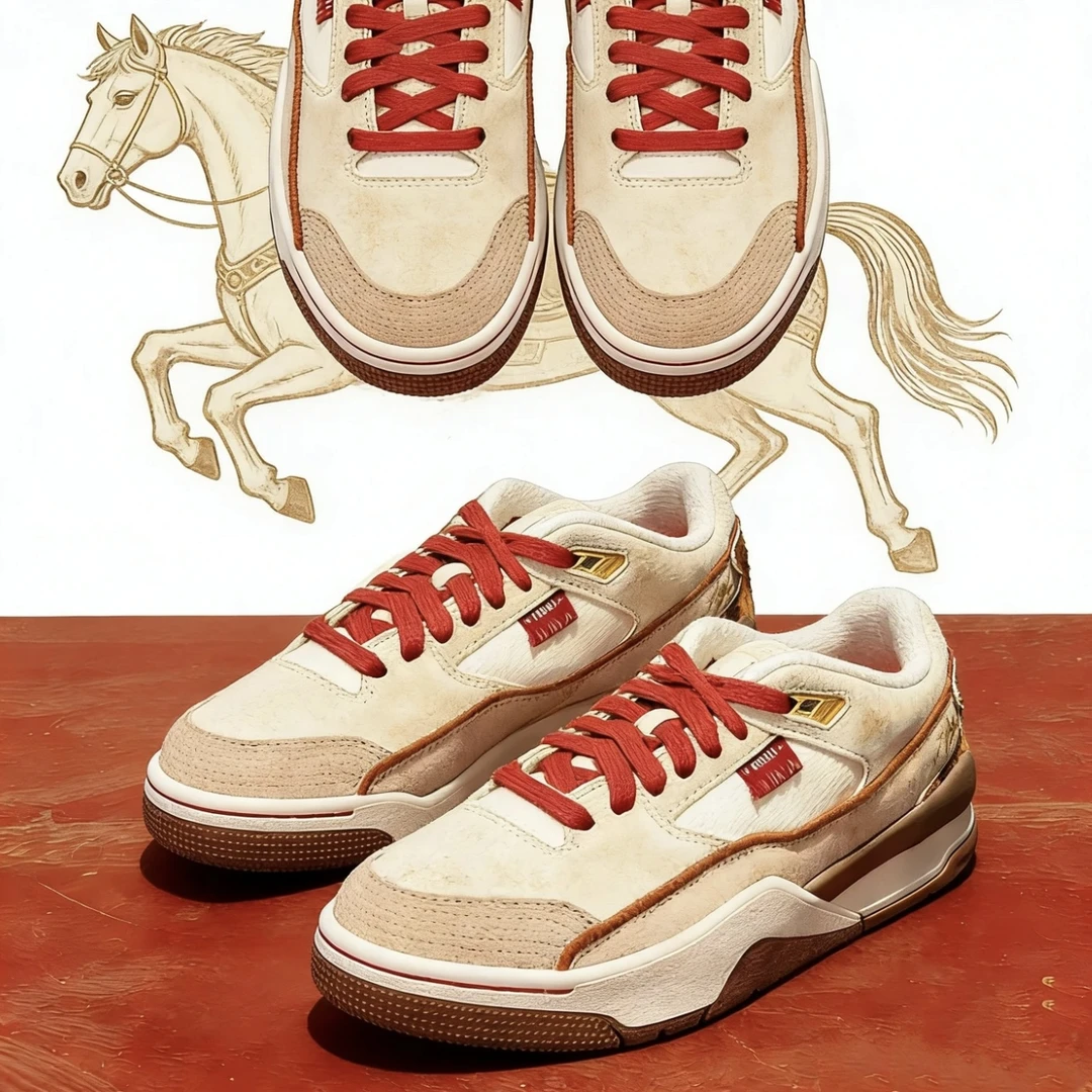 Nike/耐克【可自提】AJ FLIGHT COURT CNY马年低帮休闲鞋IQ1107-171