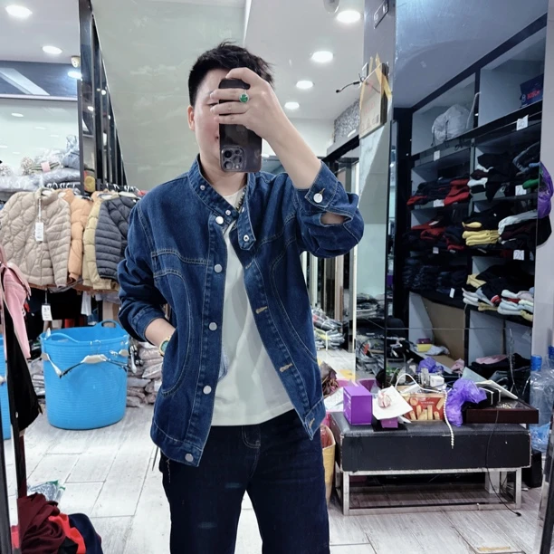 韩版百搭休闲时尚柔软帅气潮流牛仔外套673品