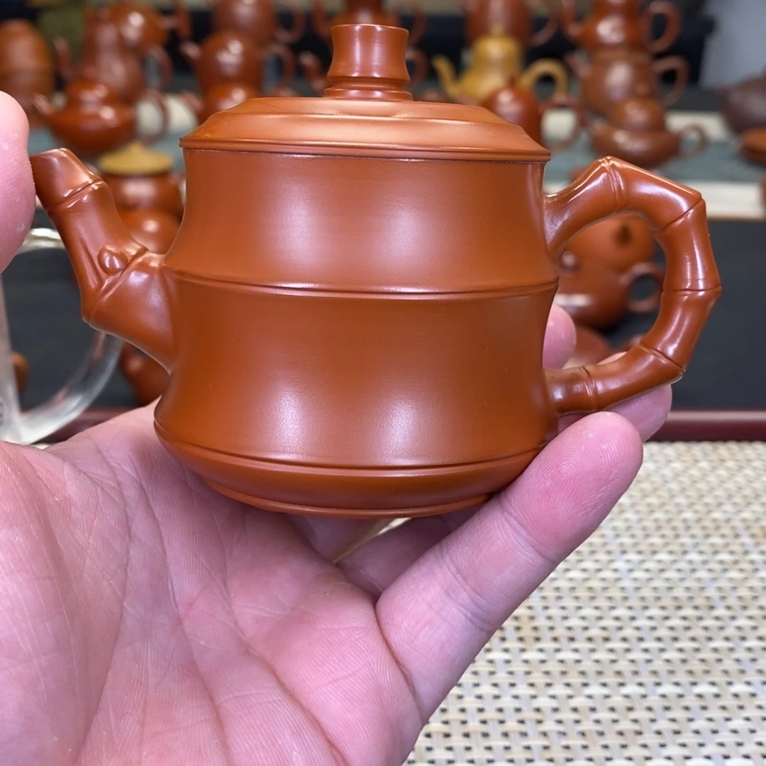 紫砂茶壶寒***影潮州手拉壶