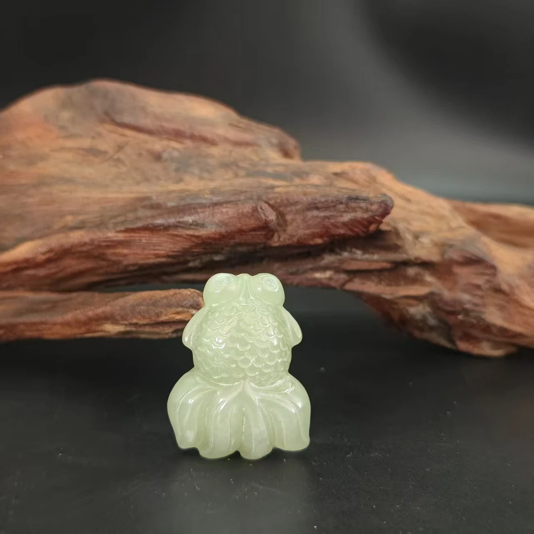 Q和田玉锦鲤吊坠0257