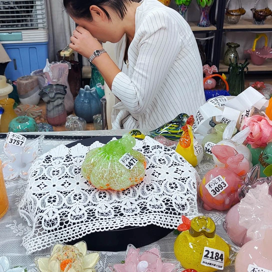 3471 家悦琉璃工艺品不完美