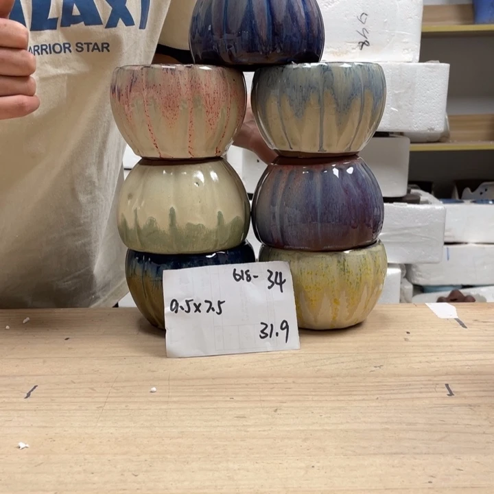 紫砂花盆多肉花盆微瑕34