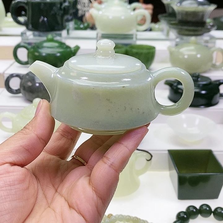 未镶嵌和田玉挂件茶壶