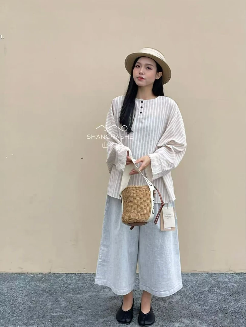 叨叨推荐款 SCS#6586#条纹衬衣（春季新款）FL