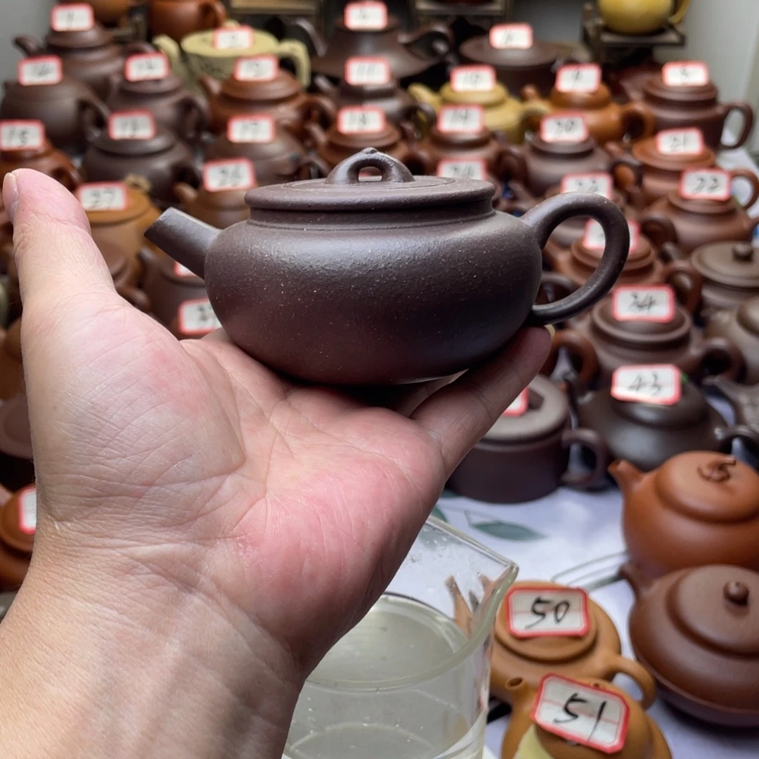 茶壶紫砂宜兴紫砂半手工