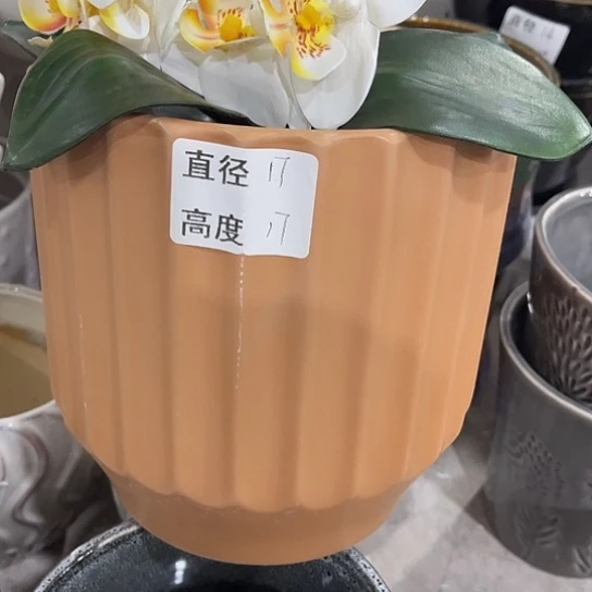多肉绿植陶瓷花盆9.9包邮，有孔