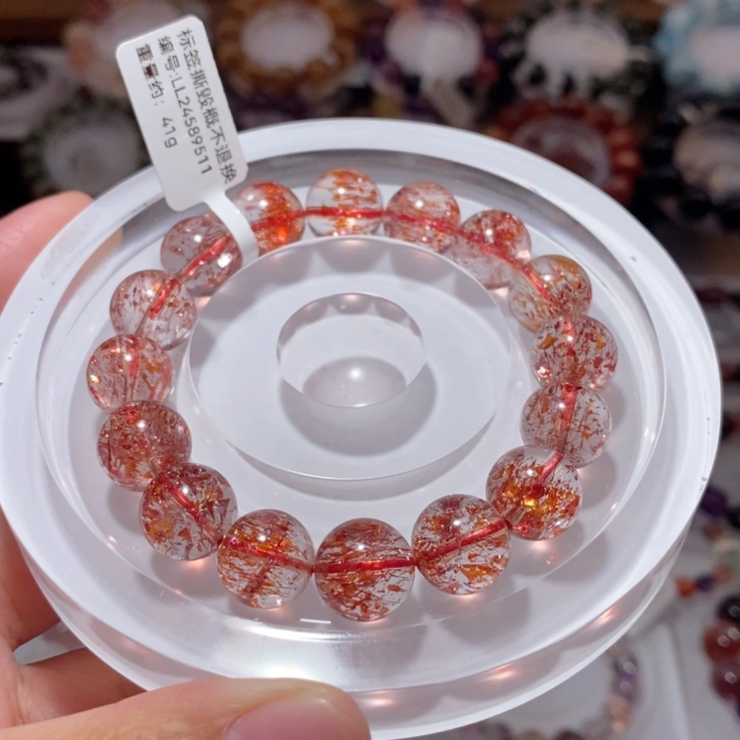 未镶嵌手链水晶F金草莓12