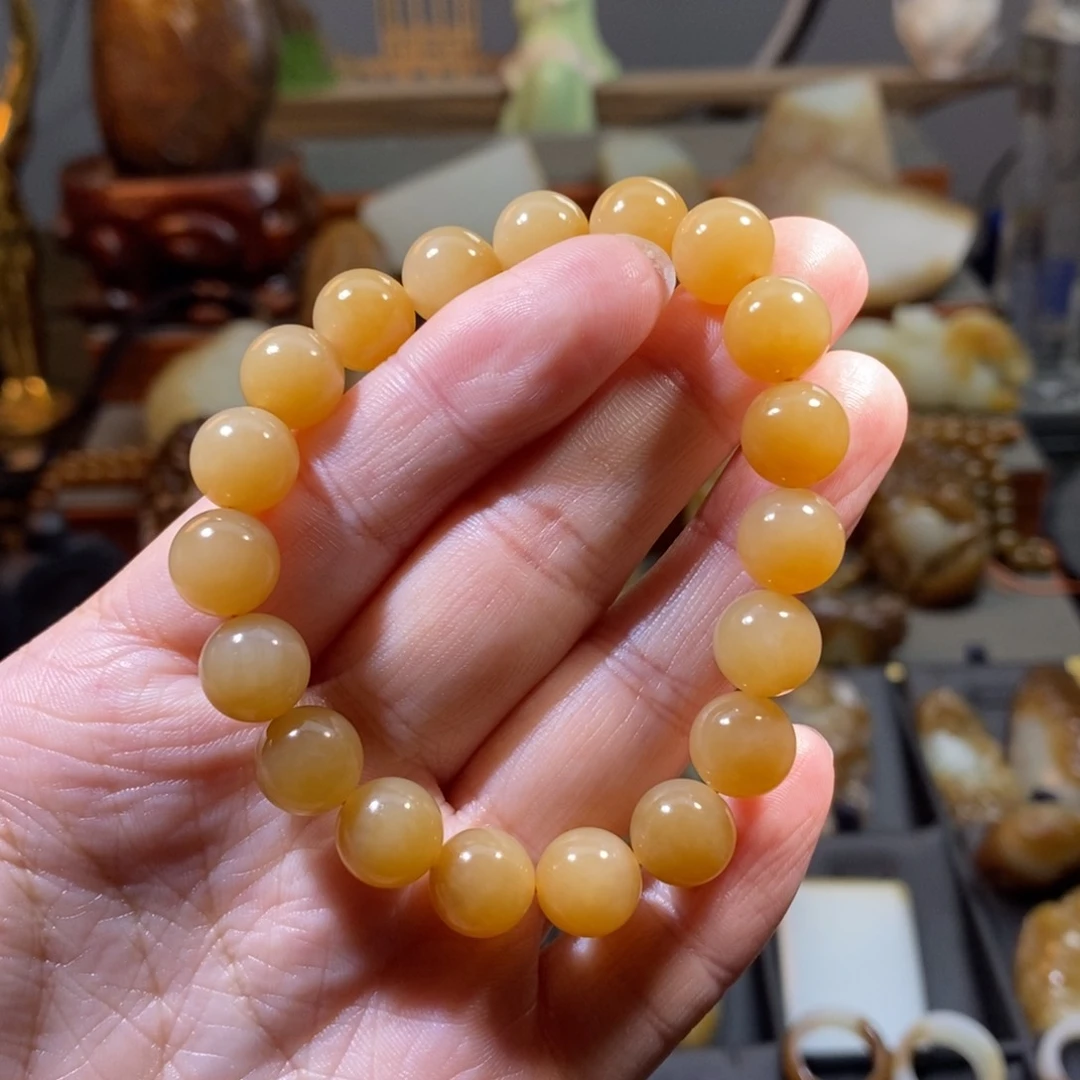 和田玉（糖玉）手串未镶嵌