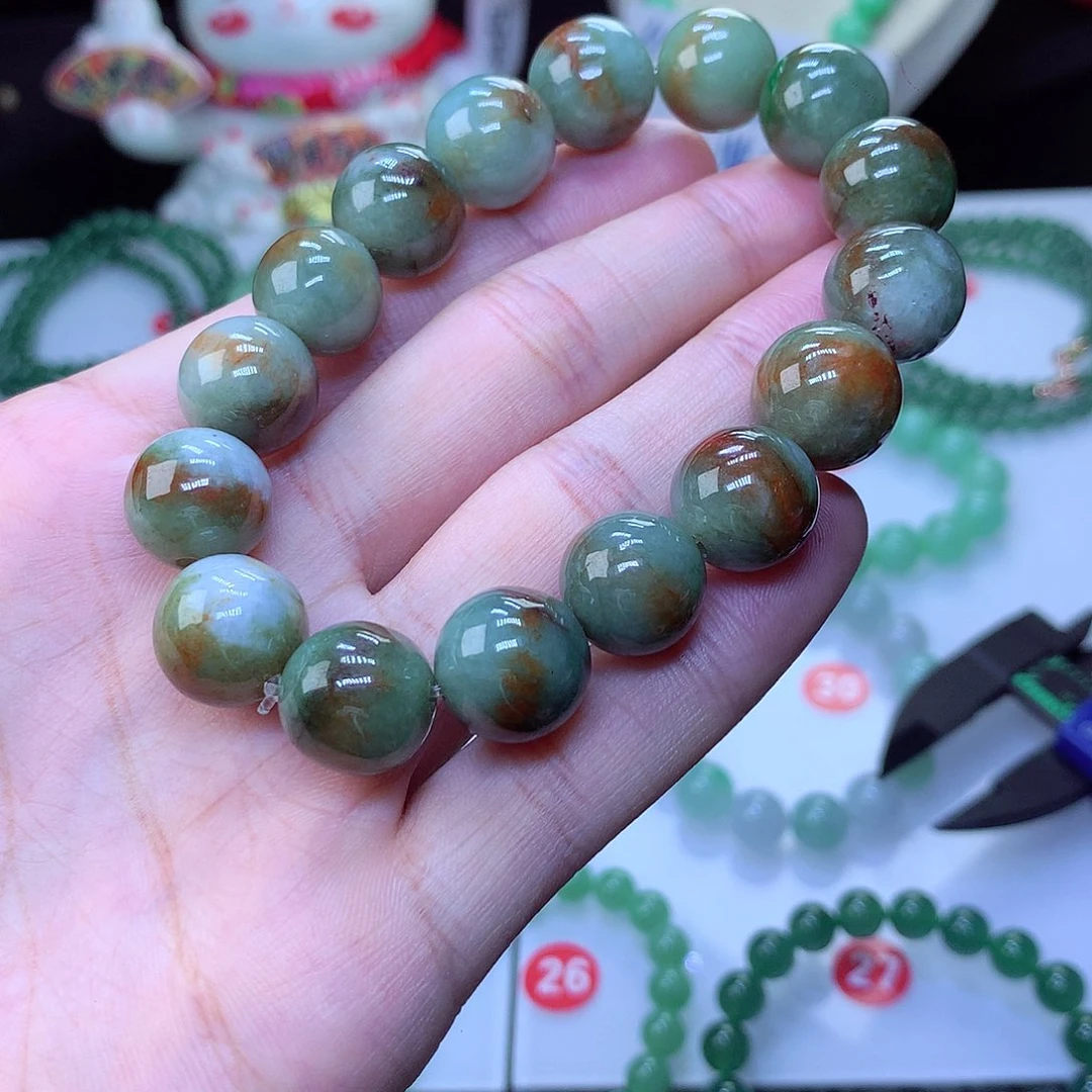 翡翠毛衣链未镶嵌