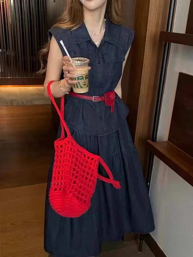 欧美风套装复古气质拼接休闲风慵懒风时尚套装2527