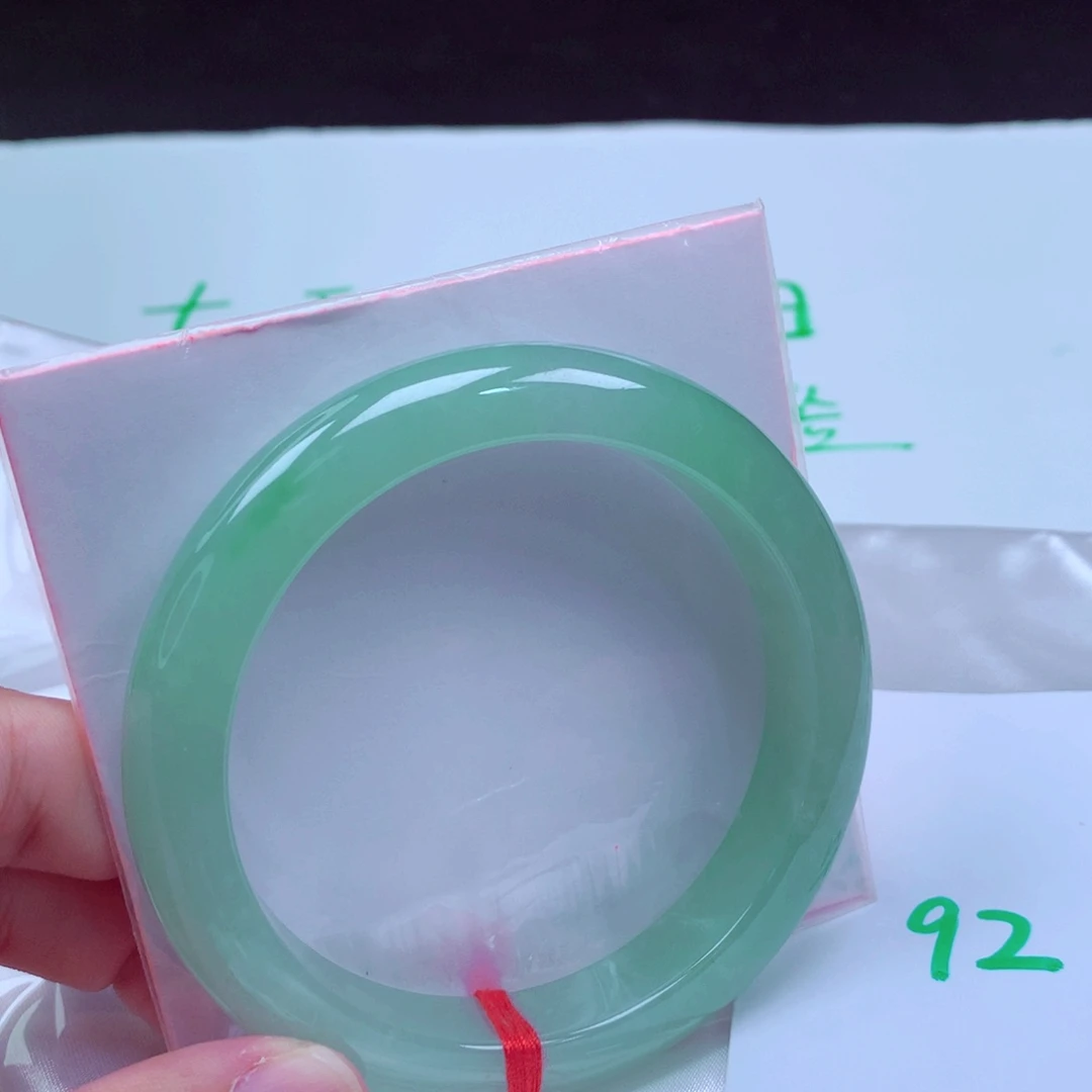 未镶嵌手镯翡翠缅甸天然A货翡翠手镯61