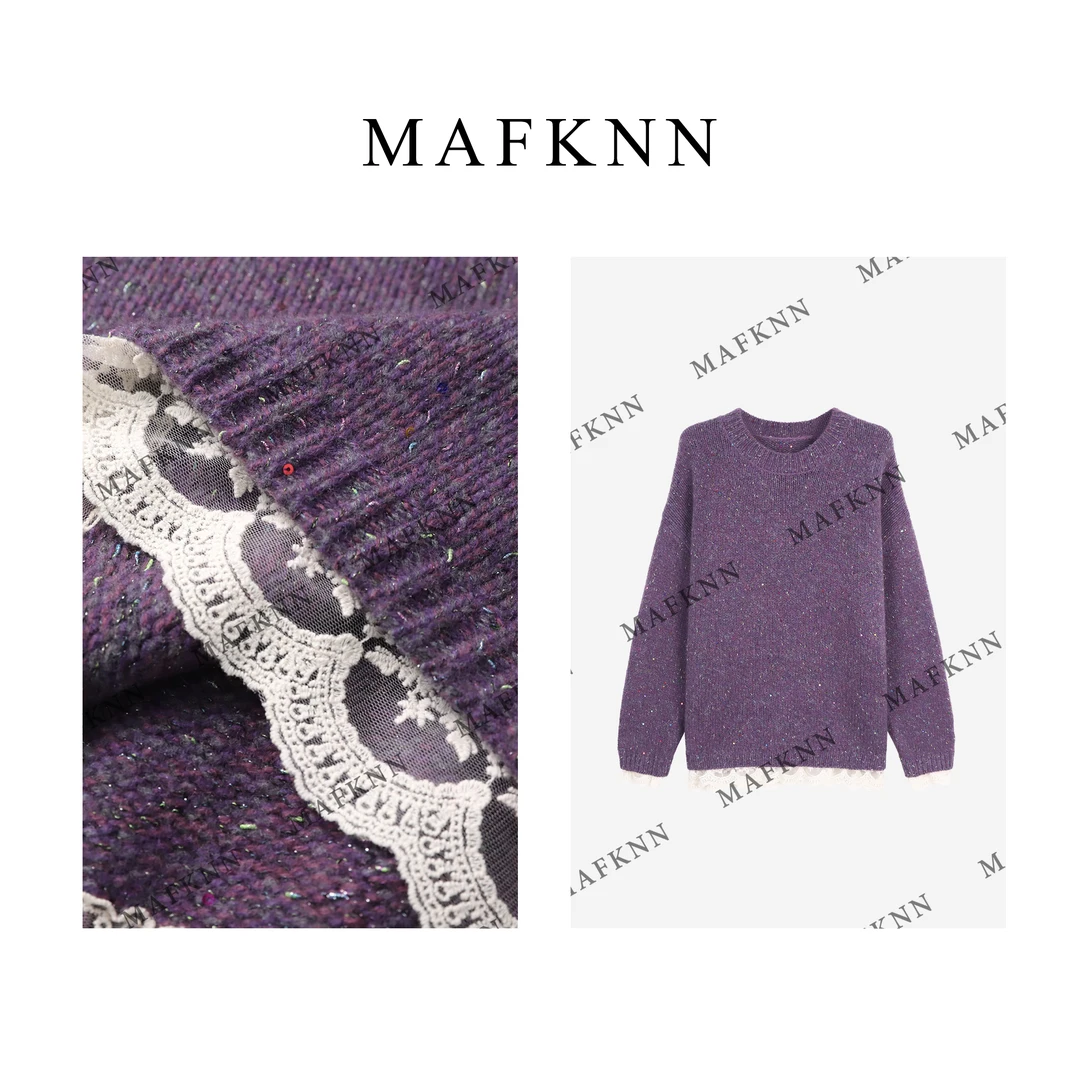 MAFKNN/玛肯【100绵羊毛】休闲简约纯色百搭冬季内搭毛衣MK11591