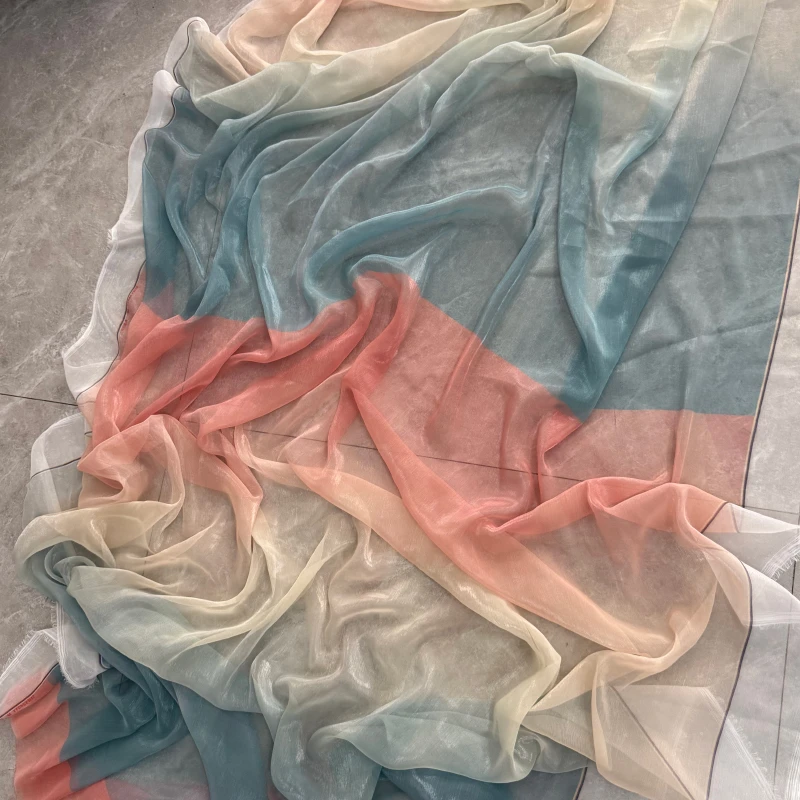 【敦煌】锦丝皱汉服面料【4段】