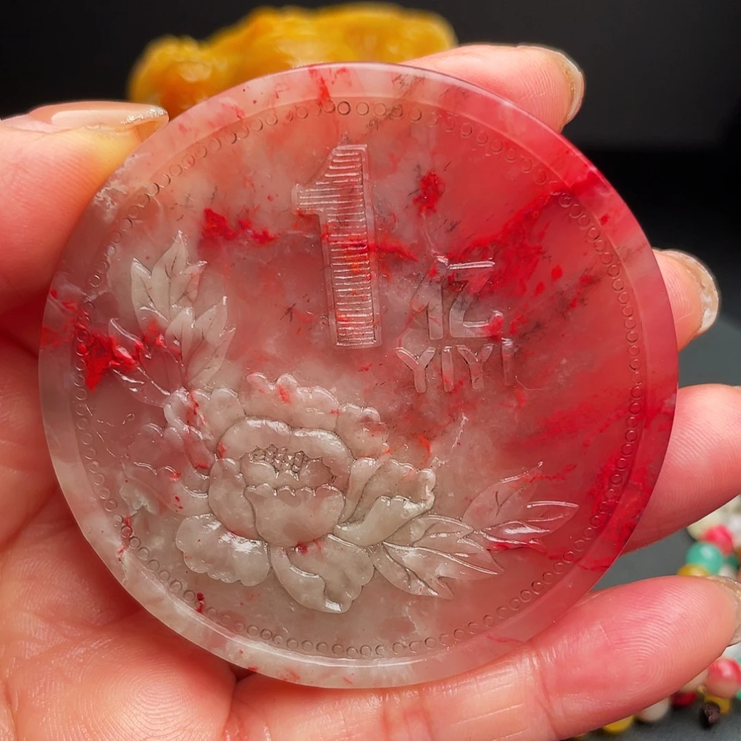 鸡血石鸡血石手把件牌子