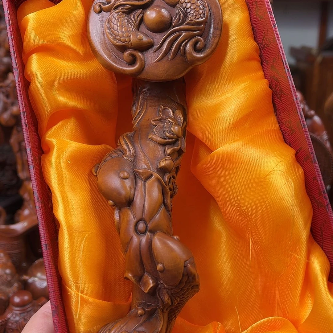 黄杨木黄杨木雕刻长度19厘米