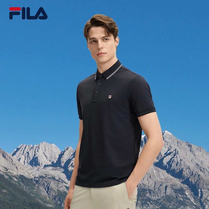 Fila/斐乐【优可丝凉感POLO】商务经典吸湿透气百搭短袖F11M431105F