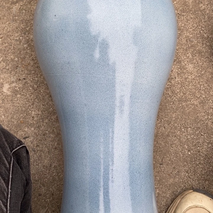 紫砂花盆高约43口约18