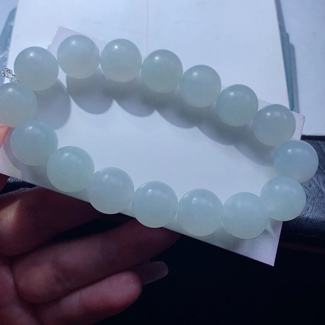 定制翡翠未镶嵌13+大卡手串