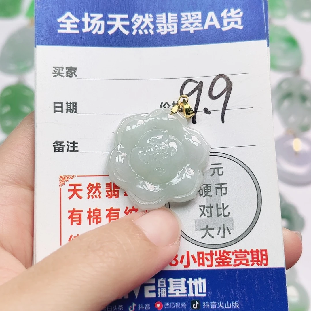 孙***嘟翡翠银S925镶嵌颈饰