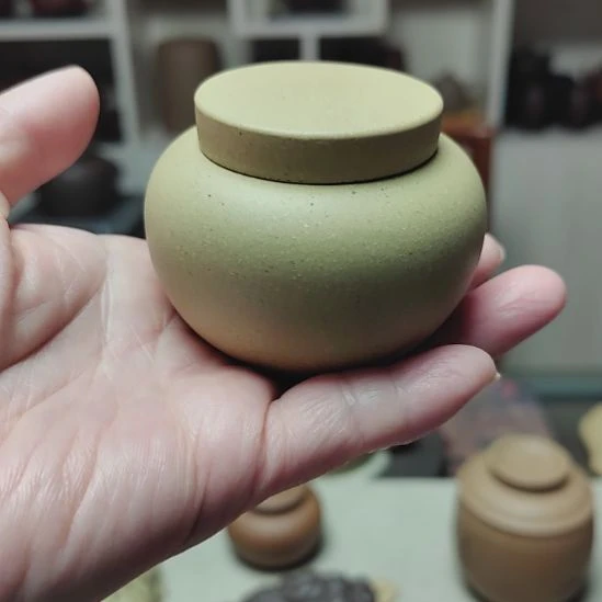 茶壶紫砂小茶叶罐手工制作老段泥