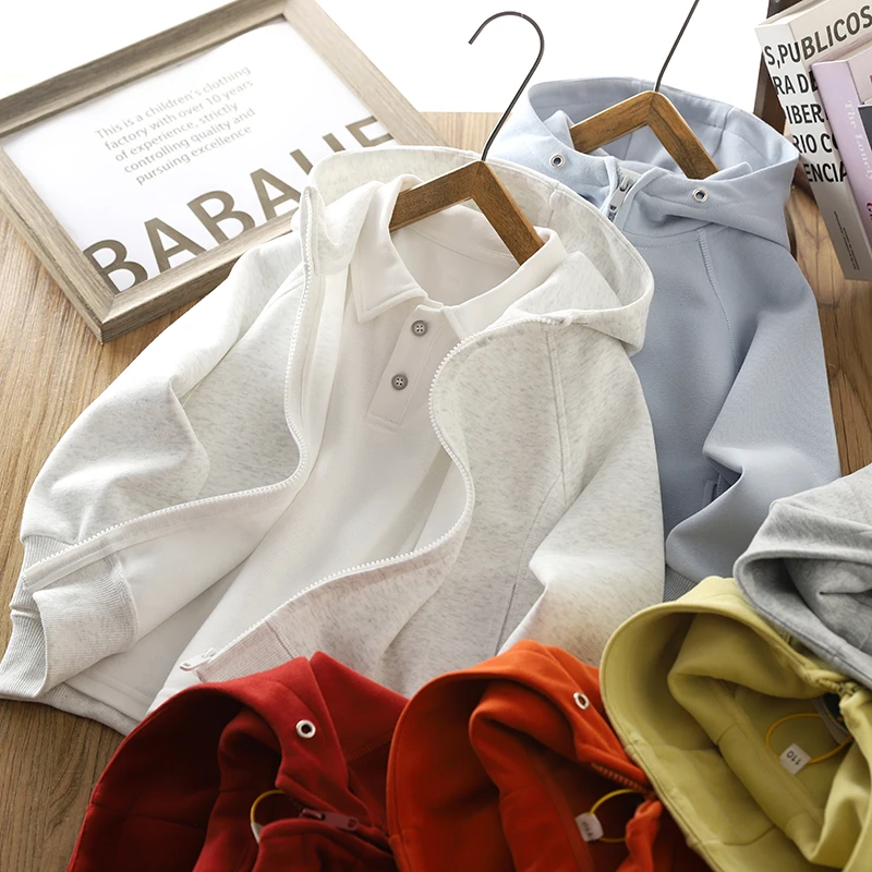 男童连帽外套2025春秋新款儿童拉链衫运动服中大童秋装休闲上衣潮