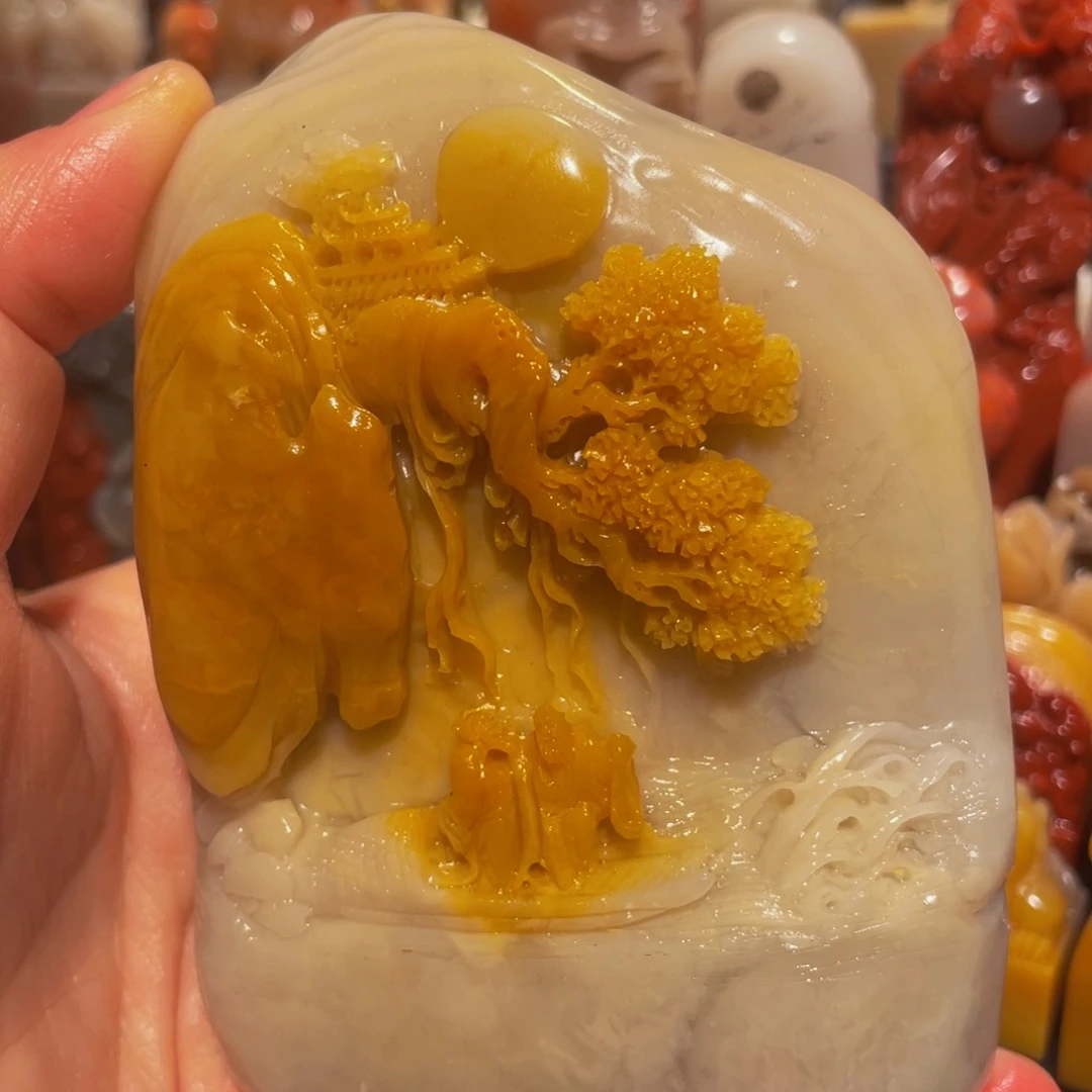 寿山石印石精美寿山