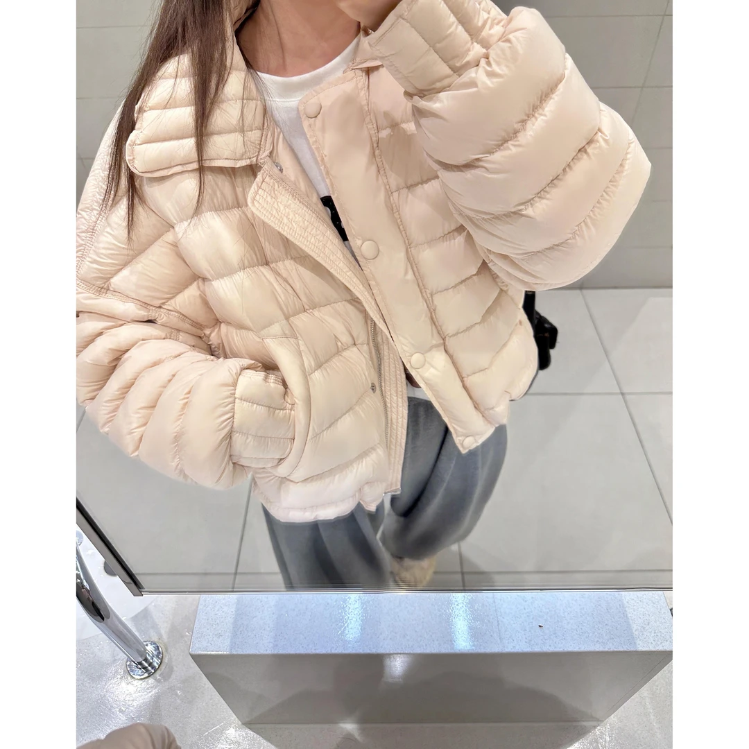 加厚爆款夹棉短款洋气棉服外套女冬季新款棉衣宽松女款保暖短外套