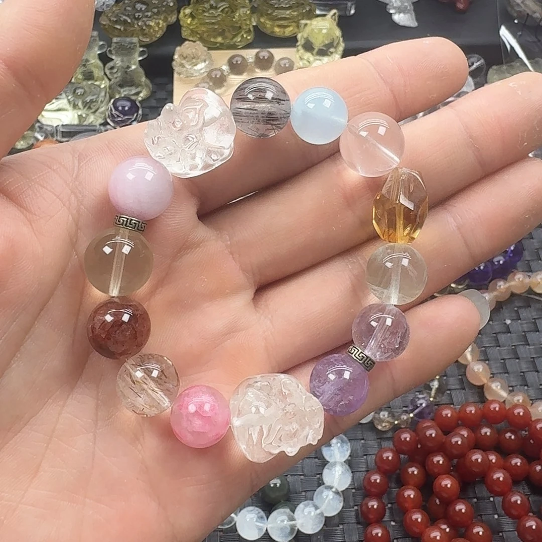 颈饰未镶嵌水晶天然水晶
