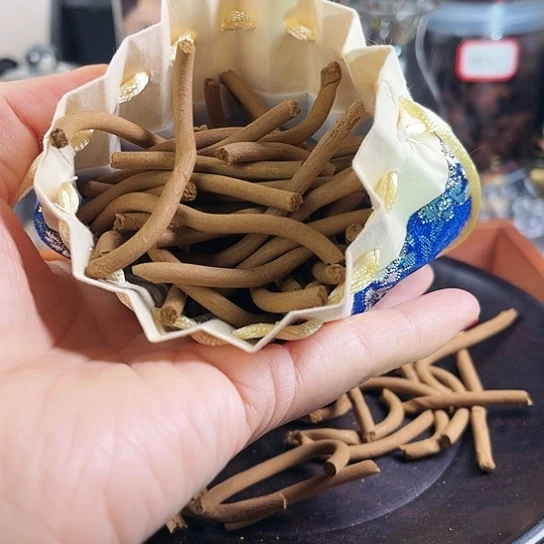 泥塑栀子花碎料条香包