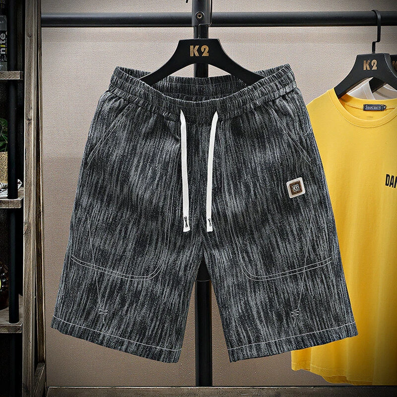 【高品质 冰丝】夏季男士潮流五分裤韩版百搭短裤亲肤休闲裤k02